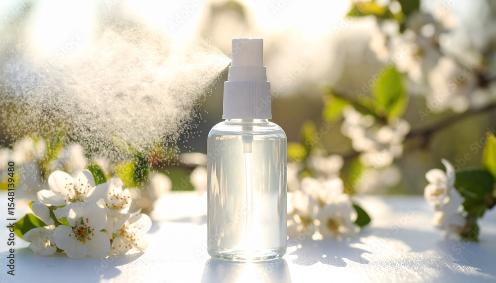 Face Mist Bottle in Gentle Morning Light – Minimal Skincare Product with Natural Glow Face Mist Bottle in Gentle Morning Light – Minimal Skincare Product with Natural Glow