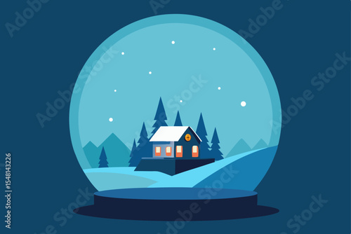 Wallpaper Mural house in the moonlight Torontodigital.ca