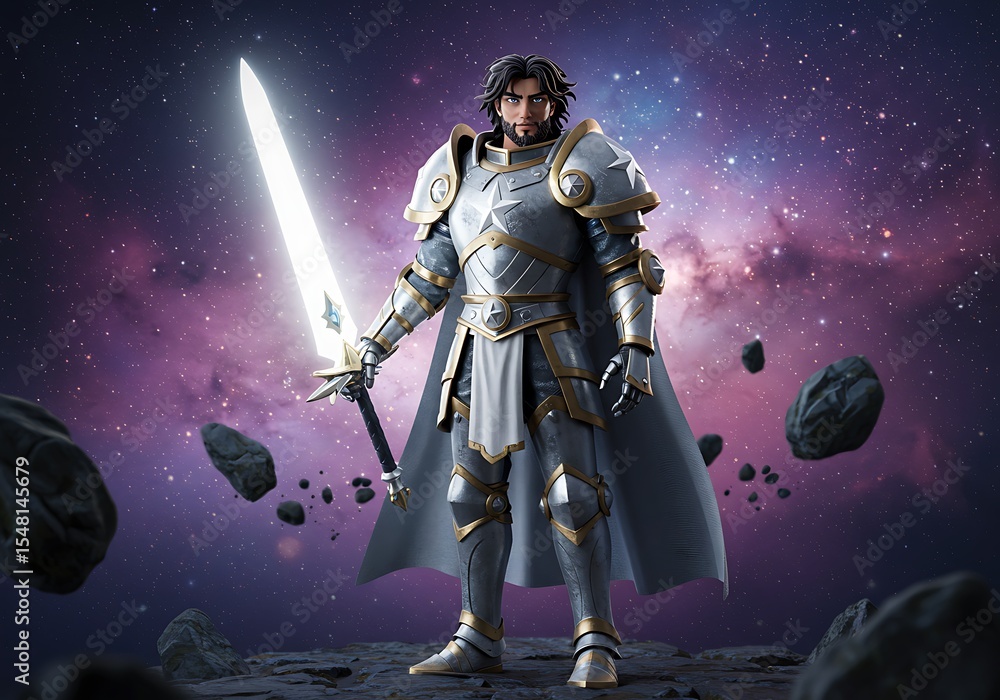 Fototapeta premium Guardian of the Celestial Dawn