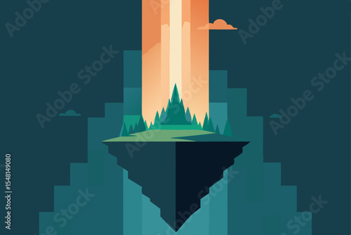 vector illustration of city skyline