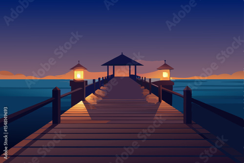 sunset at the beach