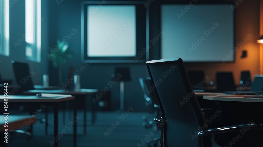 Fototapeta premium Empty conference room (1)