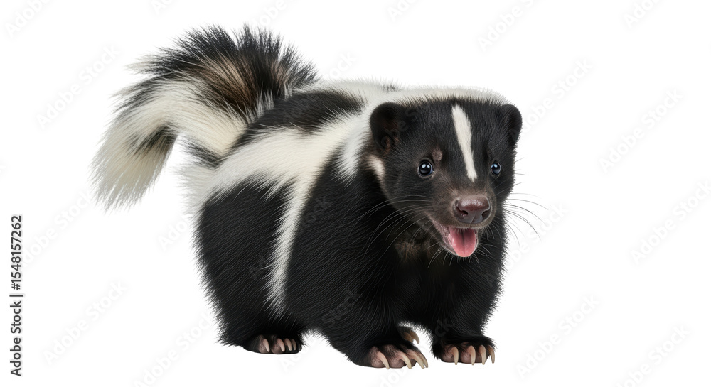 Fototapeta premium Isolated Baby Skunk