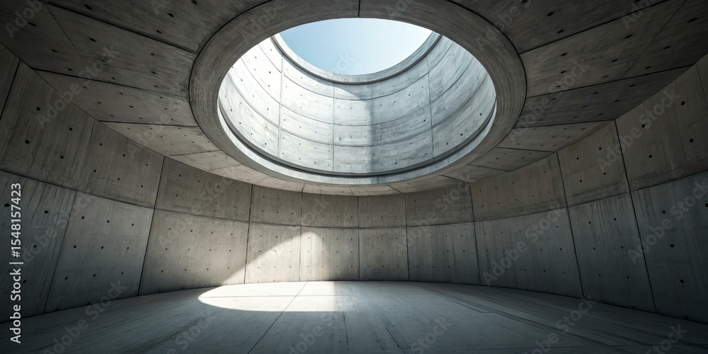 Fototapeta premium Spacious Empty Room with Clean Flooring and White Walls – Minimal Background