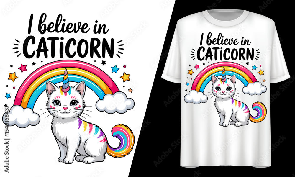 I Believe in Caticorn, Unicorn Cute Cat, I Believe in Caticorn I Believe in Caticorn, Unicorn Cute Cat, I Believe in Caticorn
