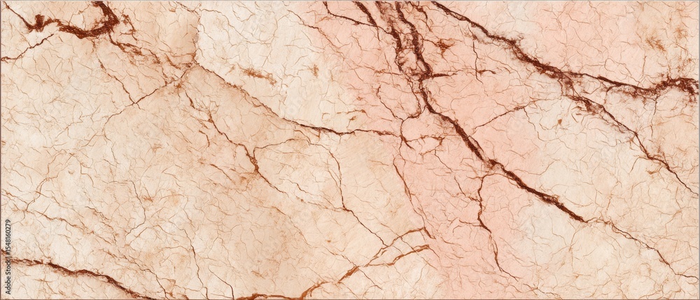 Statuario beige marble slab with light pink and brown patterns natural stone texture Statuario beige marble slab with light pink and brown patterns natural stone texture