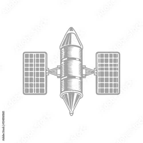 Satellite Vector Design Illustration