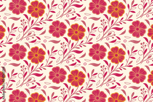 Wallpaper Mural continuous floral motif with line art roses and seamless repetition created for modern packaging and fashion textiles

 Torontodigital.ca