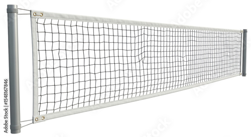 Isolated Volleyball Net