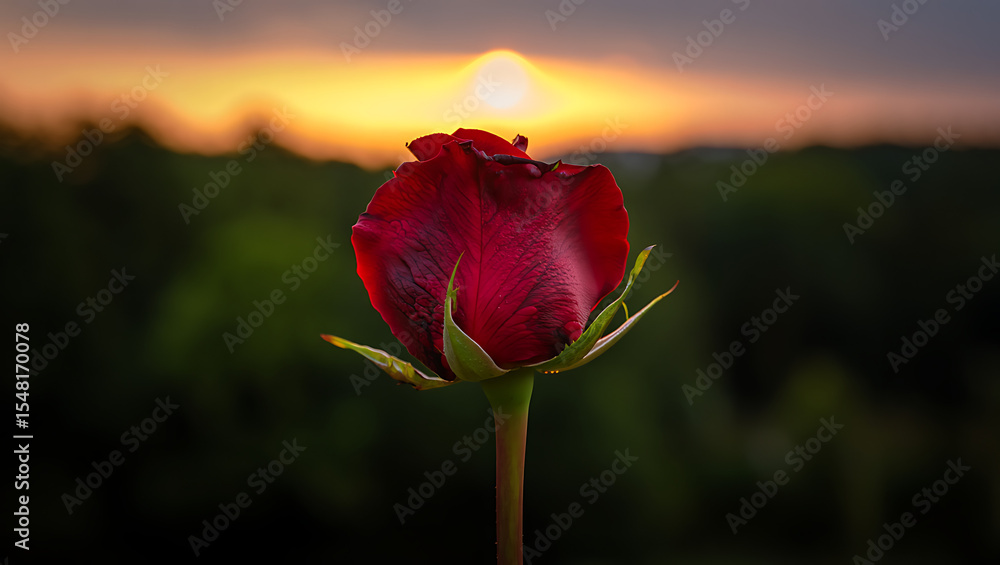 Fototapeta premium love, nature, rose, beauty, flower, red, blossom, green, leaves, white, isolated, floral, romance, petals, valentine, garden, bloom, plant, anniversary, single, macro, fresh, elegant, beautiful, brigh