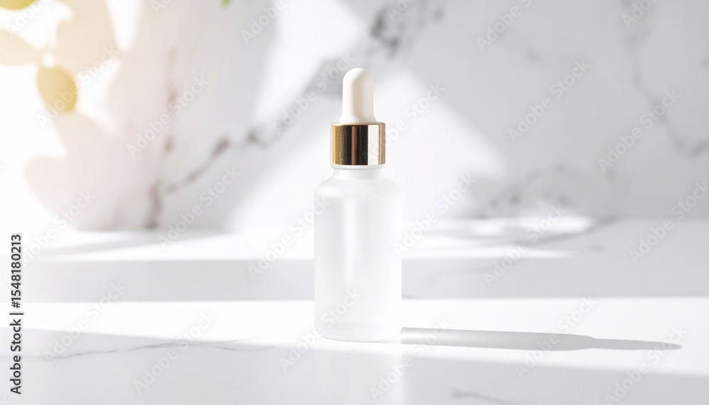 Modern Skincare Bottle on Marble Background in a Clean and Luxurious Beauty Product Scene
Modern Skincare Bottle on Marble Background in a Clean and Luxurious Beauty Product Scene