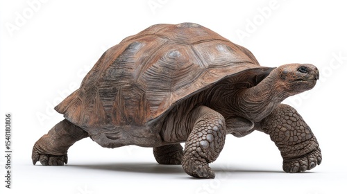 Wallpaper Mural Tortoise in motion against a white background Torontodigital.ca