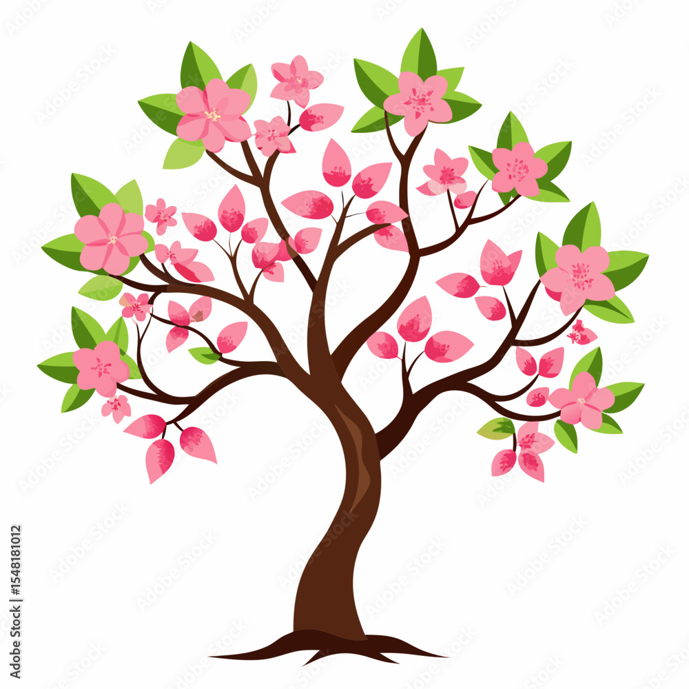 Obraz premium tree with flowers