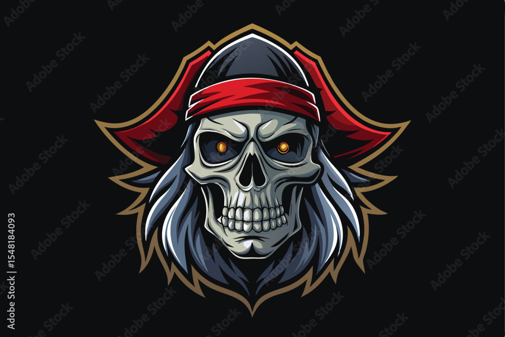 Skull and crossbones vector art: A grunge pirate symbol illustration perfect for a gothic tattoo design Skull and crossbones vector art: A grunge pirate symbol illustration perfect for a gothic tattoo design