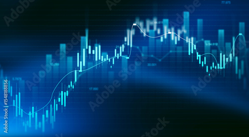 Wallpaper Mural stock market investment trading graph growth.Trade business analytics graph and financial chart.	
 Torontodigital.ca