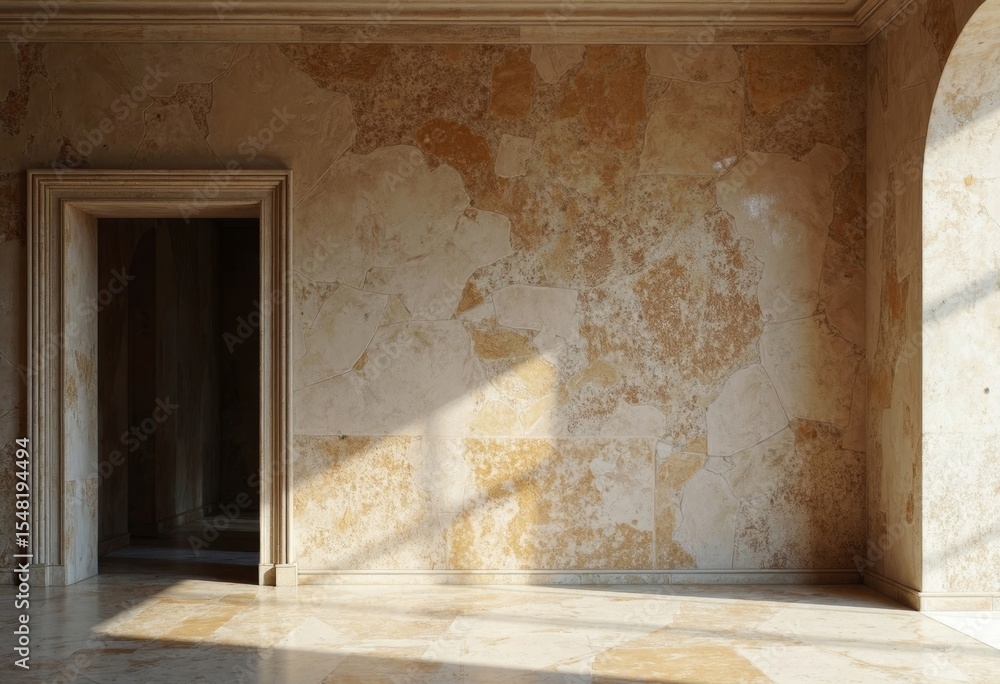Fototapeta premium Indoor Scene of Empty Hall