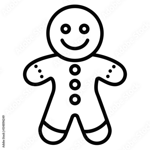 christmas gingerbread man