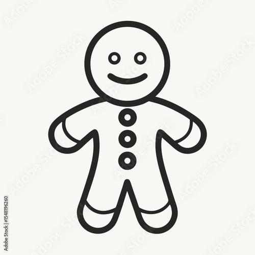 christmas gingerbread man