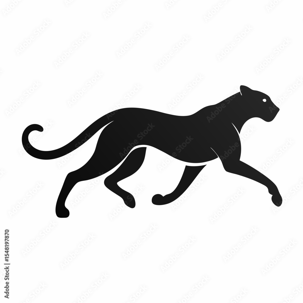 Obraz premium vector illustration of a leopard
