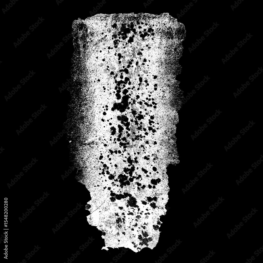 Obraz premium Wall Stains Texture Isolated on Alpha Background – Transparent Dirty Spots, Mold, and Grunge Marks