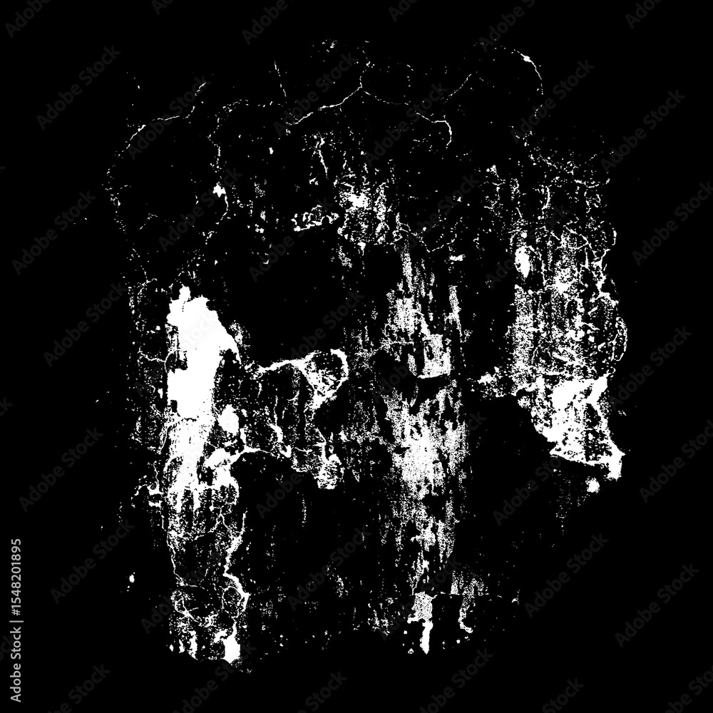 Fototapeta premium Wall Stains Texture Isolated on Alpha Background – Transparent Dirty Spots, Mold, and Grunge Marks