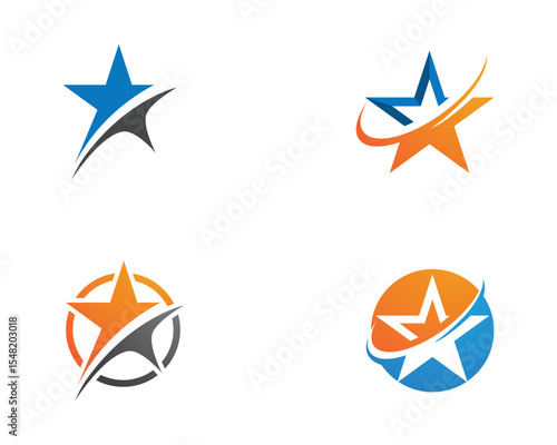 Star Logo Template vector icon illustration design Free Download Star Logo Template vector icon illustration design - GFXLoad