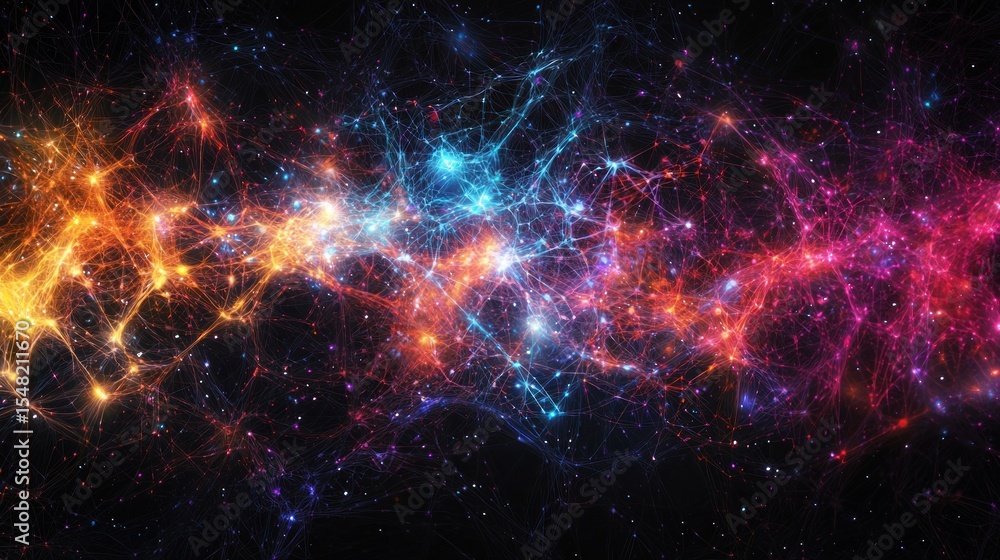 Fototapeta premium Cosmic abstract background