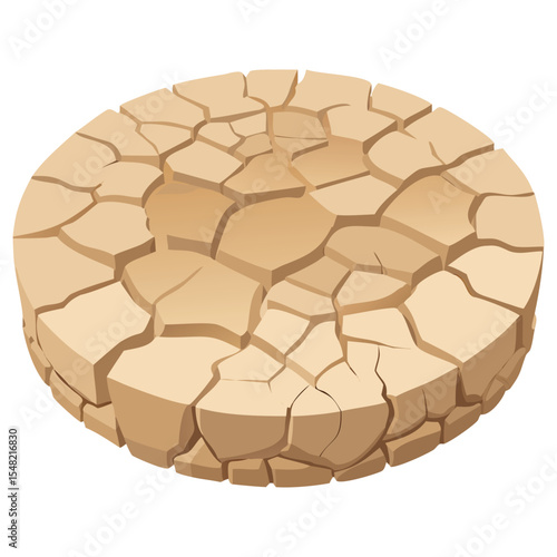 Cracked earth texture background dry ground surface arid climate change drought land barren soil