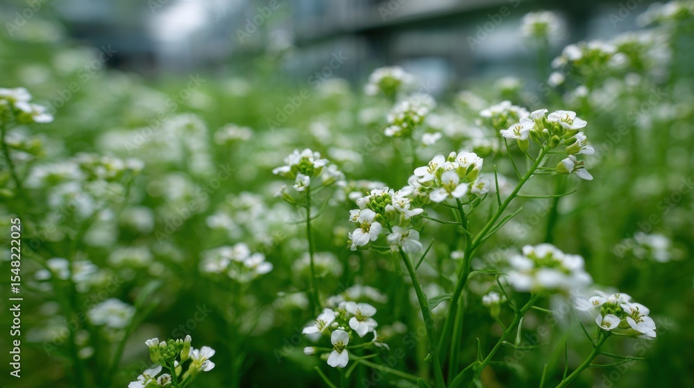 Delicate white flowers thrive in a vibrant green garden, creating a beautiful atmosphere in the city park during a sunny spring day. Nature flourishes amidst the urban surroundings. Delicate white flowers thrive in a vibrant green garden, creating a beautiful atmosphere in the city park during a sunny spring day. Nature flourishes amidst the urban surroundings.