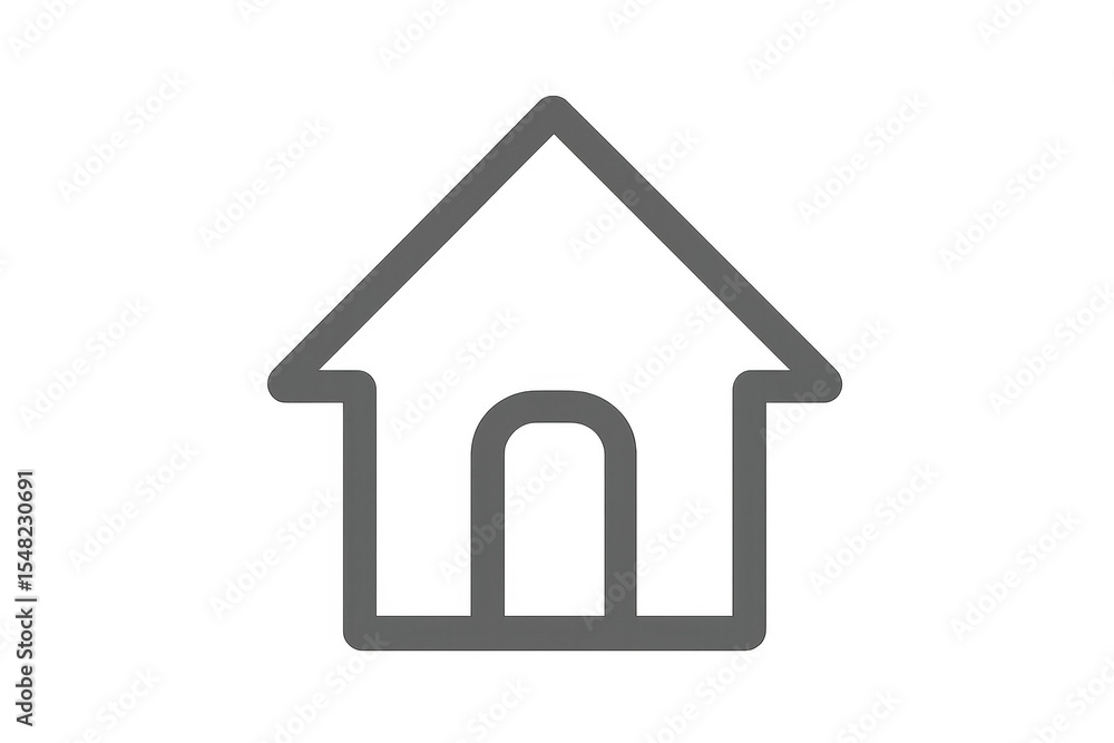 Fototapeta premium Home icon showing homepage and website