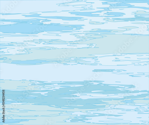 Blue Ocean Water Background, Sea Wavy Nautical and Marine Texture, Reflection Surface of the Water, Yachting Army Military Hunting Camouflage Uniform Pattern