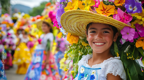 Medellín’s Feria de las Flores captured in its full summer glory--vivid floral sculptures glide through flower-lined avenues as paisa families cheer.