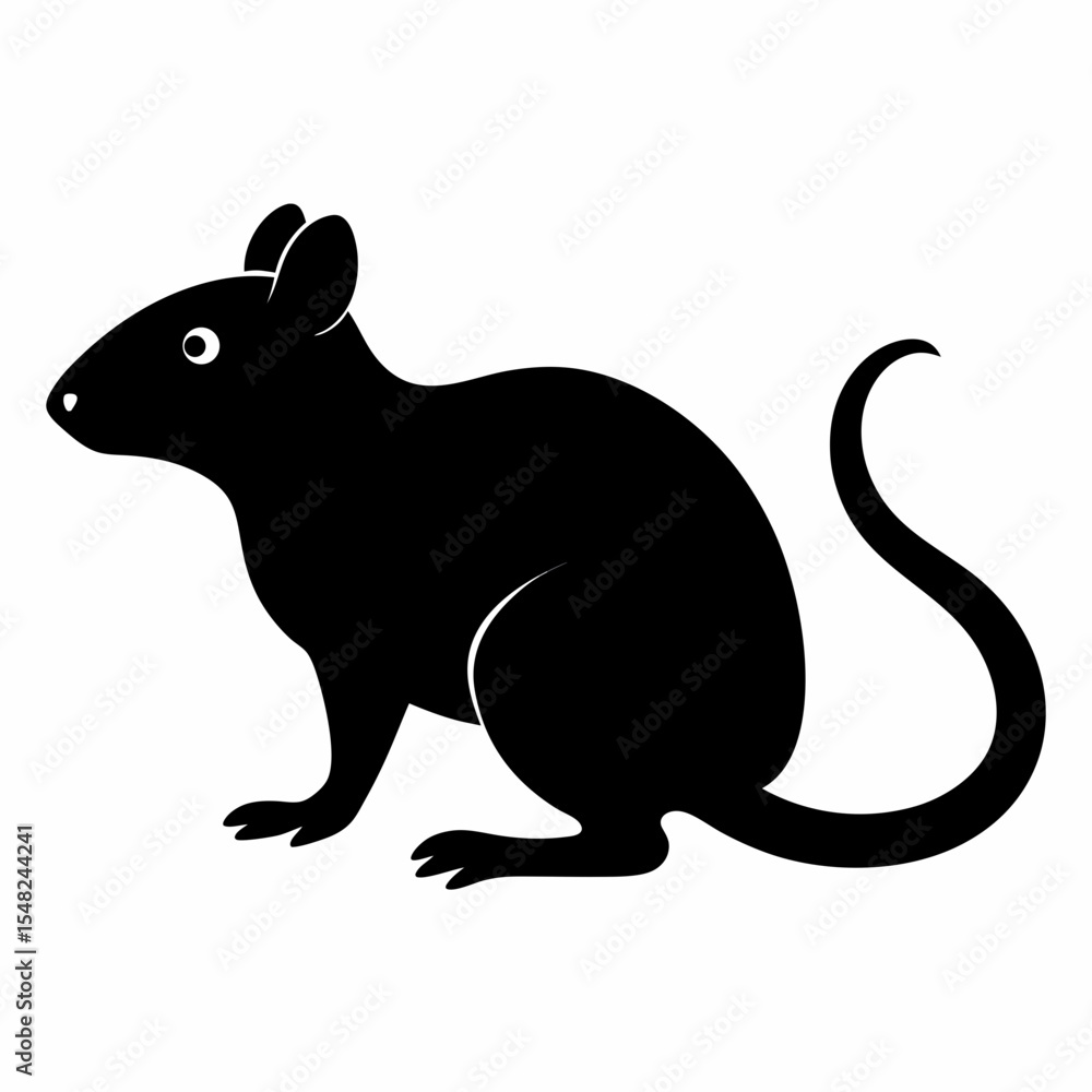 Obraz premium vector illustration of a mouse