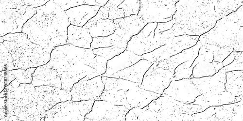 "Dry cracked earth texture background. White surface with natural fracture lines and rough grainy pattern, perfect for concepts like drought, desert, aging, environmental issues, or abstract design u"