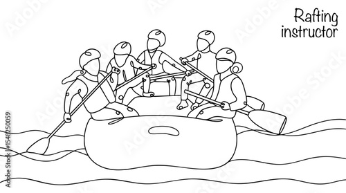 Rafting instructor