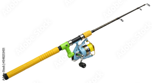 Isolated Fishing Rod