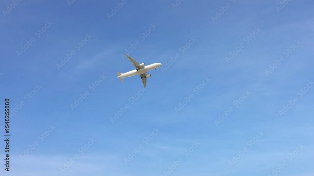Aeroplane flying in the sky high Aeroplane flying in the sky high
