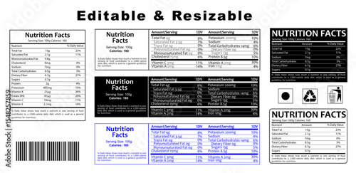 nutrition facts, nutrition facts label, supplement facts , Nutrition facts templates,  supplement facts templates
