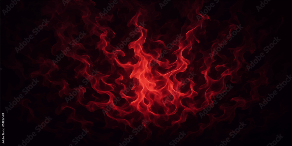 Fototapeta premium Abstract dark red pink smoke and flame patterns create a dark, fiery background with a burning motion design (1)