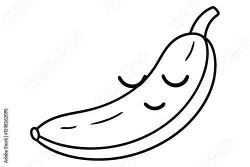  illustration  of banana vector .
