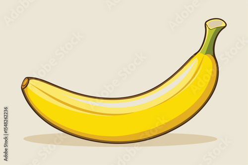  illustration  of banana vector .