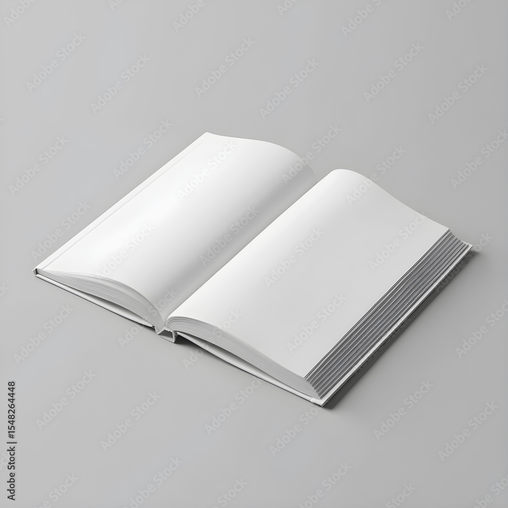 Empty white catalog on neutral gray background, soft studio lighting, natural shadows, multiple angles, photorealistic product visualization, clean minimal mockup template, ultra-detailed Empty white catalog on neutral gray background, soft studio lighting, natural shadows, multiple angles, photorealistic product visualization, clean minimal mockup template, ultra-detailed