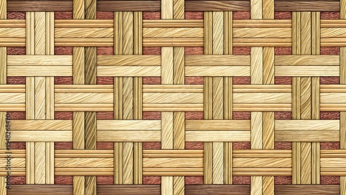 Fine Wicker Interlock Basket Weave Pattern background