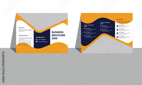 Trifold business brochure design