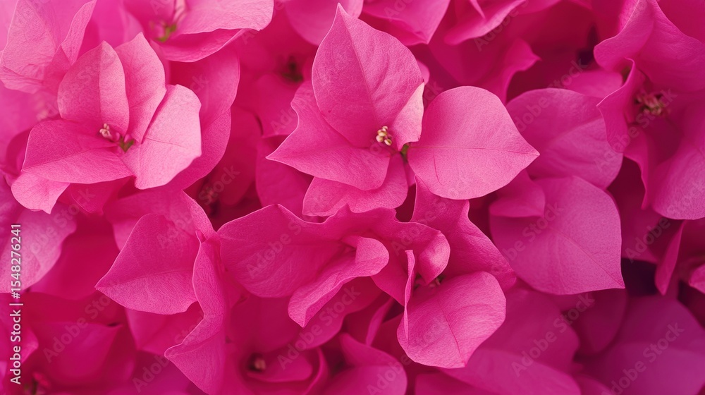 Vibrant pink bougainvillea blossoms in full bloom Vibrant pink bougainvillea blossoms in full bloom