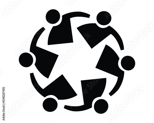 a black friendship icon