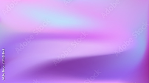 Purple gradient iridescent background. Rainbow colored pearlescent bg