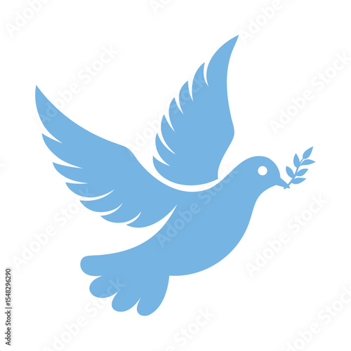 dove with peace sign