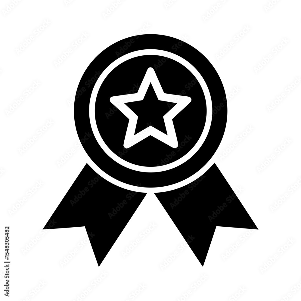 gold star with red ribbon gold star with red ribbon