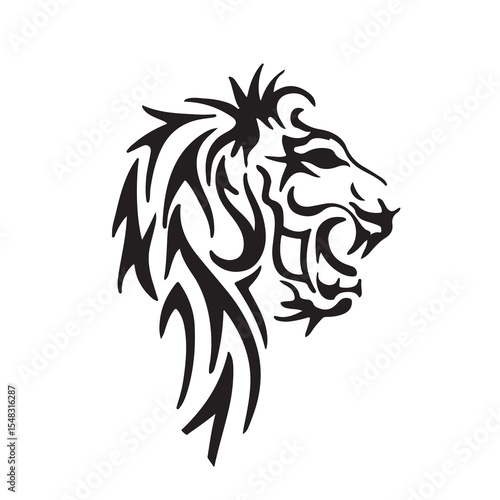 Wallpaper Mural lion head tattoo Torontodigital.ca